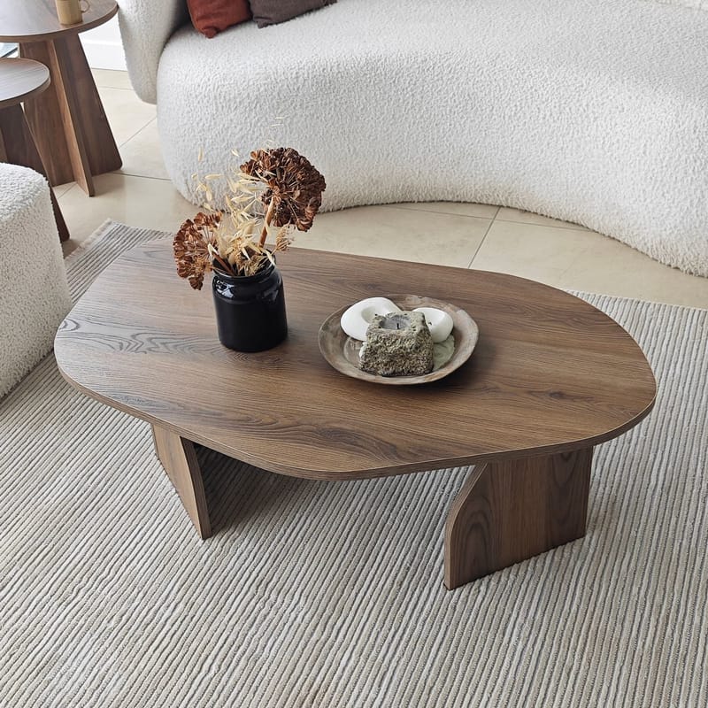 Berriaren Sofabord 100 cm - Valnøtt - Møbler - Bord - Sofabord