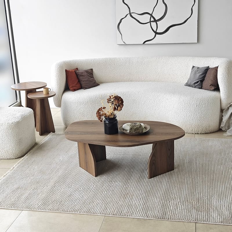 Berriaren Sofabord 100 cm - Valnøtt - Møbler - Bord - Sofabord