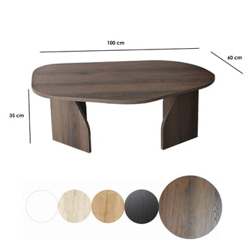 Berriaren Sofabord 100 cm - Valnøtt - Møbler - Bord - Sofabord