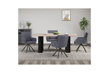 Bessonville Spisebord Oblong 200x200 cm - Brun - Møbler - Bord - Spisebord & kjøkkenbord