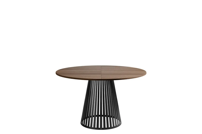 Beylen Matbord 100 cm Rund - Brun/Svart - Møbler - Bord - Spisebord & kjøkkenbord