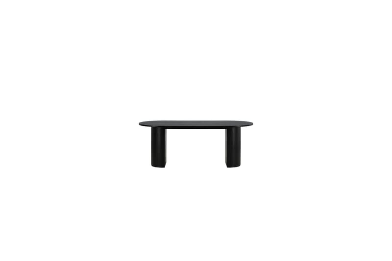 Biana Spisebord 200 cm Ovalt - Svart - Spisebord & kjøkkenbord