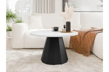 Bilten Sofabord 75 cm - Svart Og Hvitt - Møbler - Bord - Sofabord