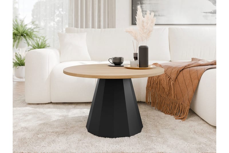 Bilten Sofabord 75 cm - Svart/Brun - Møbler - Bord - Sofabord