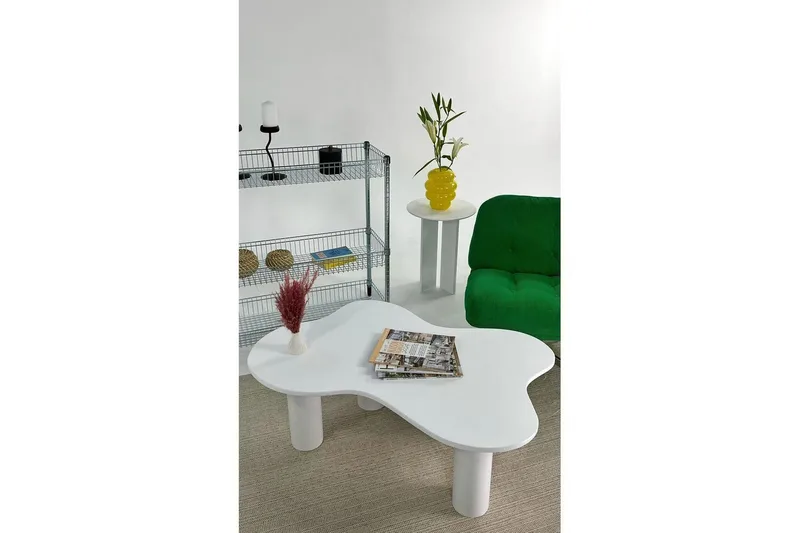 Bloomis Stuebord 110 cm - Hvit - Møbler - Bord - Sofabord