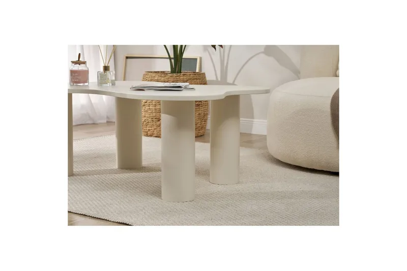 Bloomis Stuebord 110 cm - Krem - Møbler - Bord - Sofabord