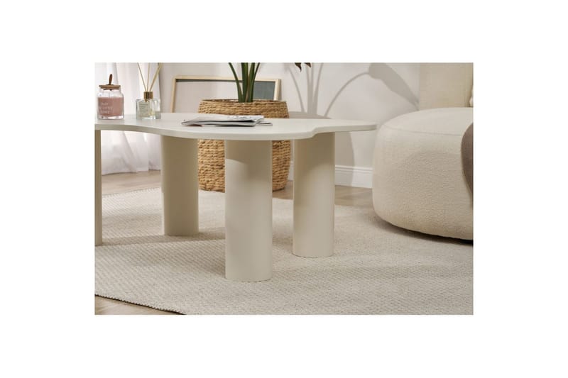 Bloomis Stuebord 110 cm - Krem - Møbler - Bord - Sofabord