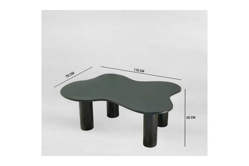 Bloomis Stuebord 110 cm - Sort - Møbler - Bord - Sofabord