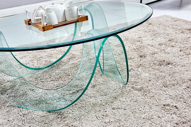 Bonisiolo Sofabord 100 cm - Glass - Sofabord