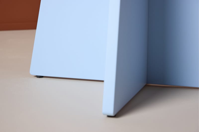 Bootcut Spisebord 110 cm Rundt - Blå - Møbler - Bord - Spisebord & kjøkkenbord