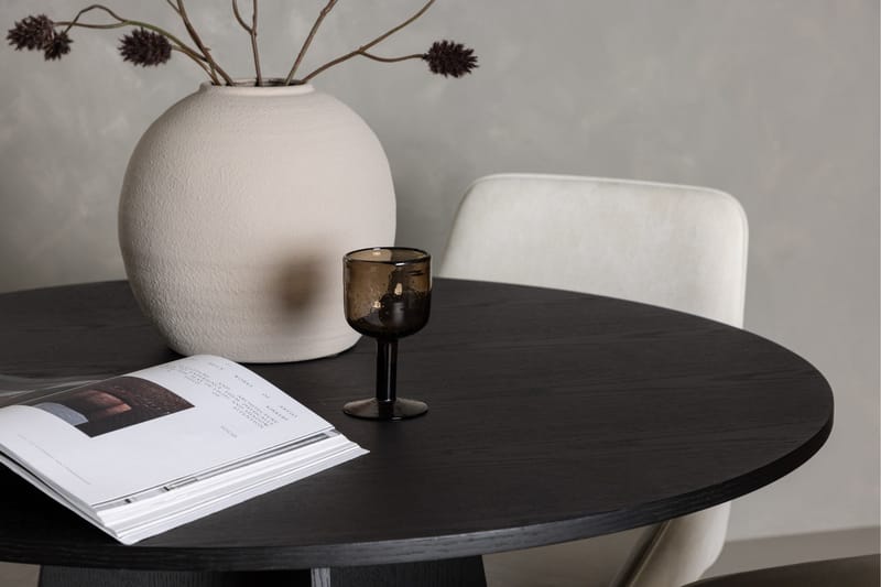 Bootcut Spisegruppe 110 cm Rund med 4 Rosie Stoler - Beige - Møbler - Bord - Spisegrupper