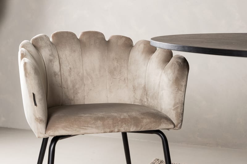 Bootcut Spisegruppe 230 cm Oval med 4 Limhamn Stoler - Beige - Møbler - Bord - Spisegrupper