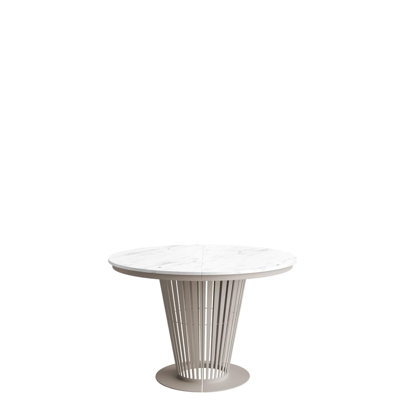 bord Uttrekkbart bord ELANTRA 100 beige, hvit marmor, undefined