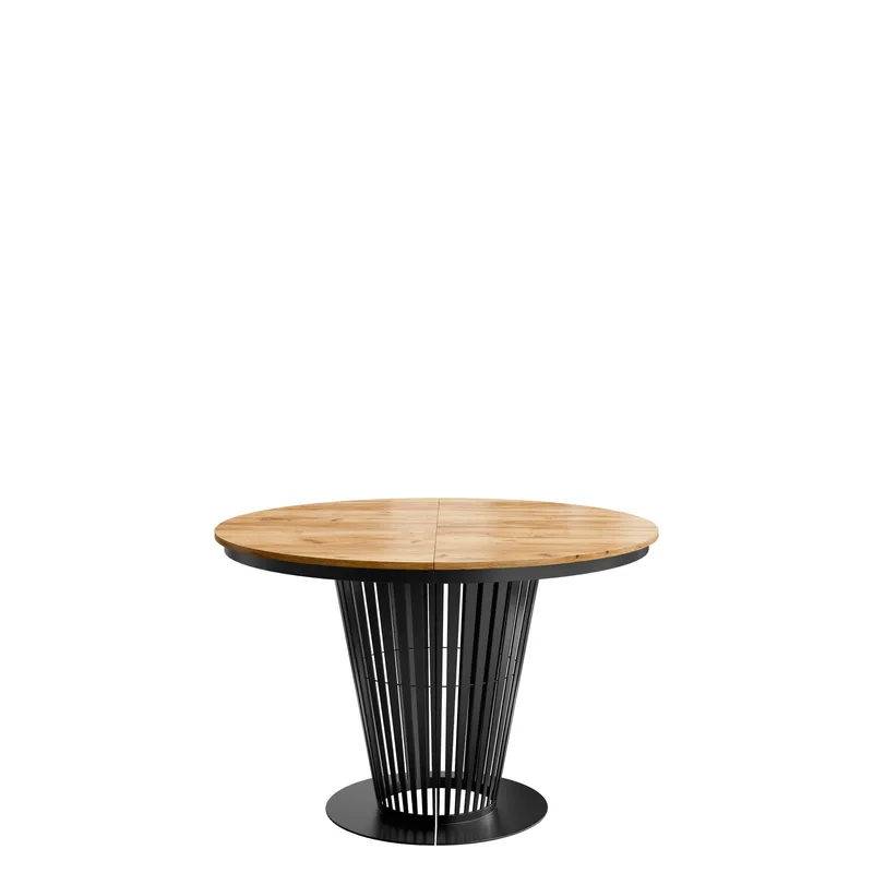 bord Uttrekkbart bord ELANTRA 100 svart, natur, undefined