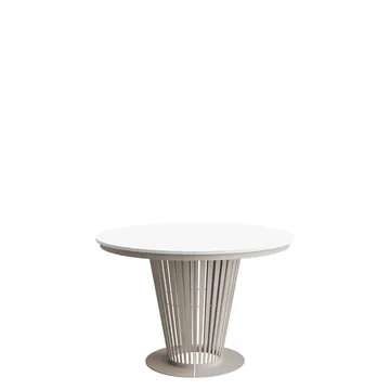 bord Uttrekkbart bord ELANTRA 120 beige, hvit