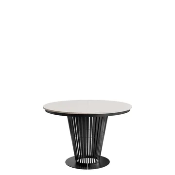 bord Uttrekkbart bord ELANTRA 120 svart, beige