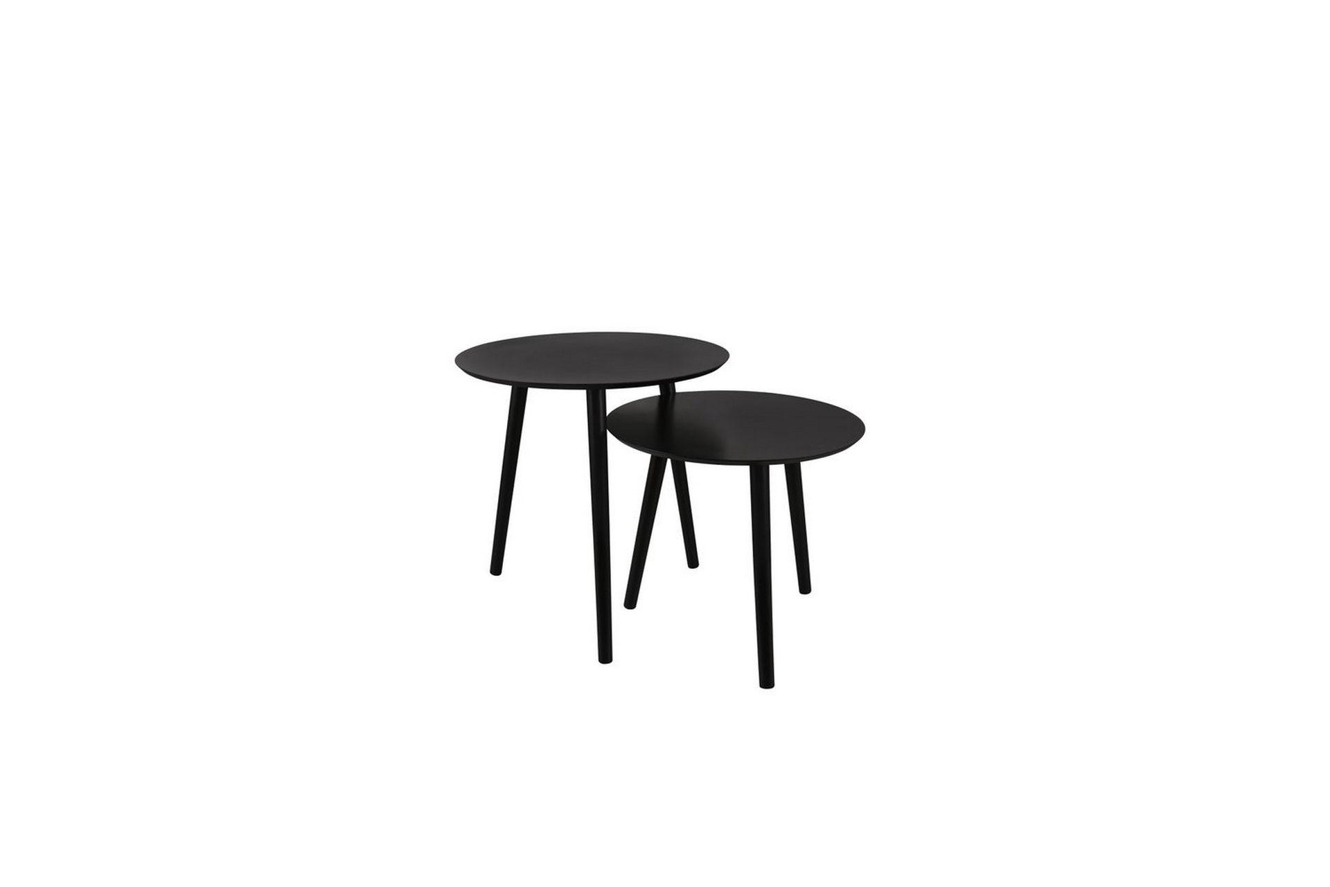 Bordsett Mirrors & More Vilana Svart - Svart - Møbler - Bord - Sofabord