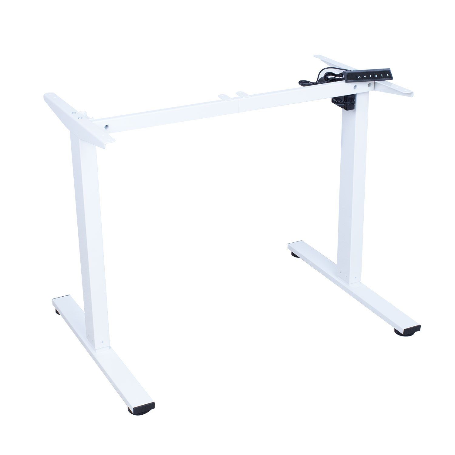 Bordbein HOME4YOU Ergo Fit med 1 motor Hvit - Hvit