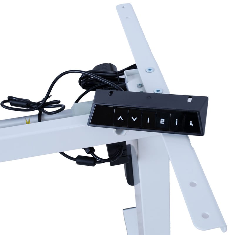 Bordbein HOME4YOU Ergo Fit med 1 motor Hvit - Hvit - Møbler - Bord - Bordtilbehør - Understell bord