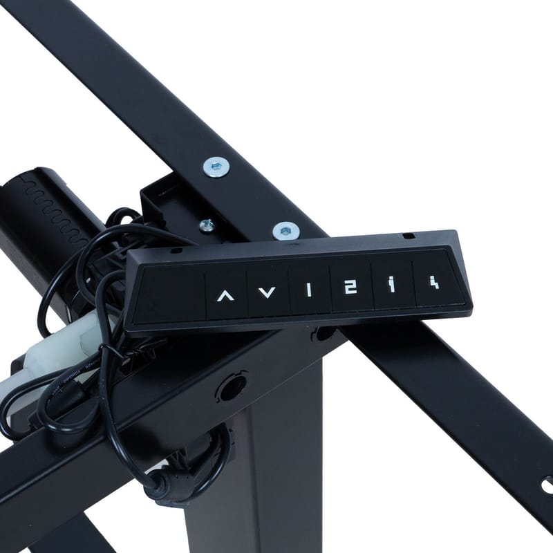 Bordbein HOME4YOU Ergo Fit med 1 motor Svart - Svart - Møbler - Bord - Bordtilbehør - Understell bord