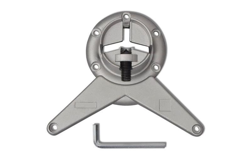 4 Height justerbare Bordben Børstet nikkel 1100 mm - Børstet Nikkel - Møbler - Bord - Bordtilbehør - Bordben