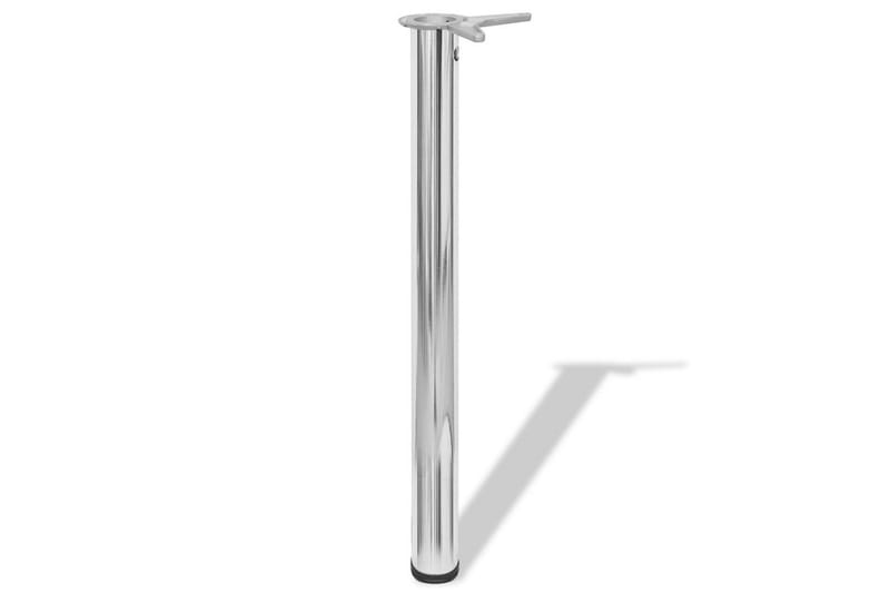4 Height justerbare Bordben Krom 710 mm - Krom - Møbler - Bord - Bordtilbehør - Bordben