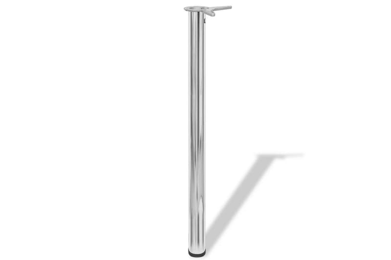 4 Height justerbare Bordben Krom 870 mm - Krom - Møbler - Bord - Bordtilbehør - Bordben