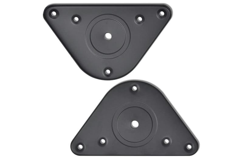 4 Height justerbare Bordben Sort 710 mm - Svart - Møbler - Bord - Bordtilbehør - Bordben