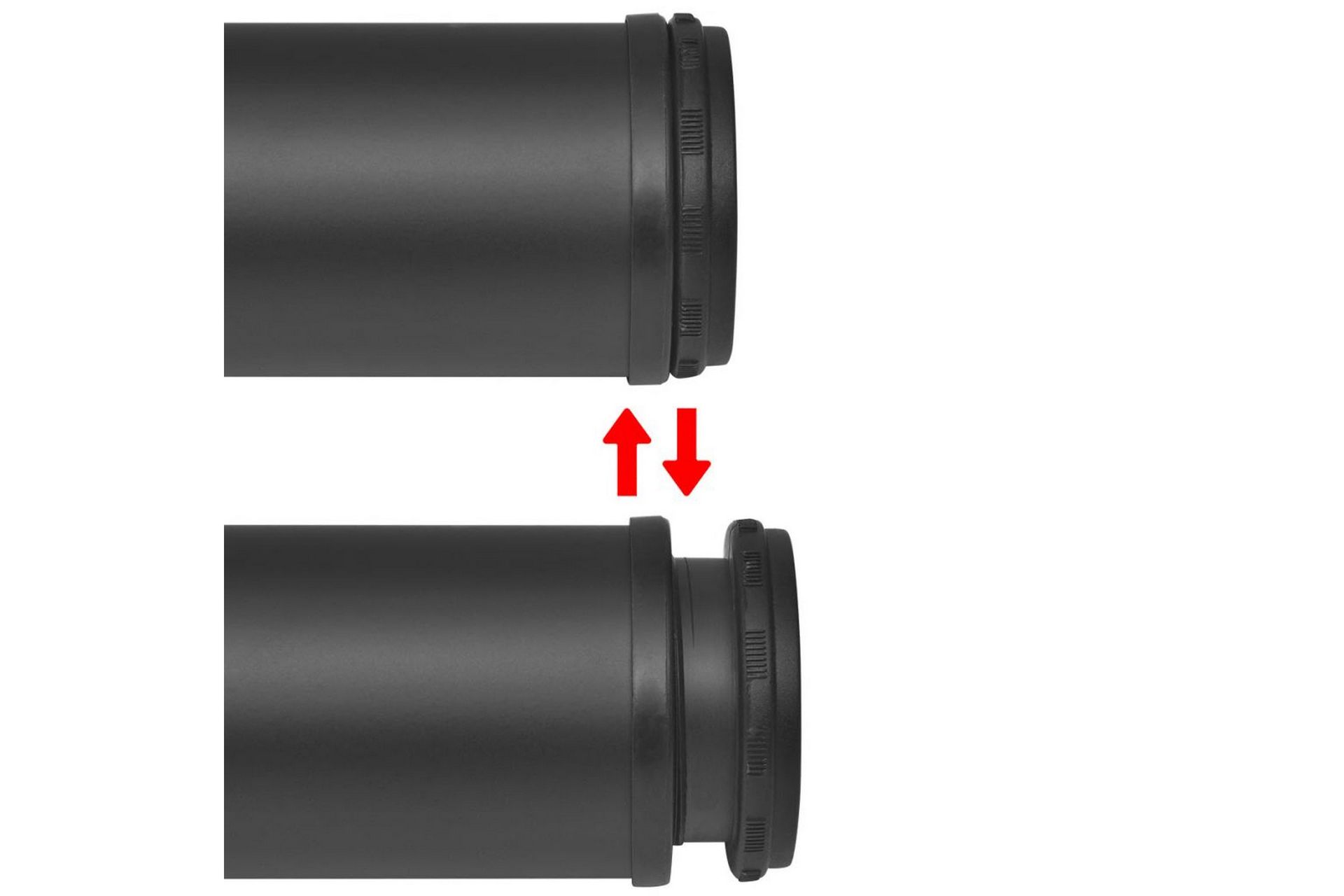 4 Height justerbare Bordben Sort 710 mm - Svart - Møbler - Bord - Bordtilbehør - Bordben