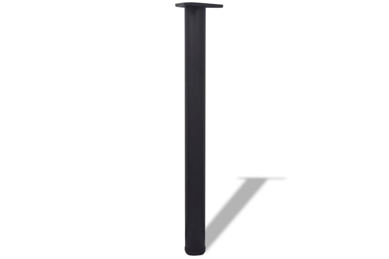 4 Height justerbare Bordben Sort 710 mm - Svart - Møbler - Bord - Bordtilbehør - Bordben
