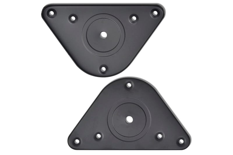 4 Height justerbare Bordben Sort 870 mm - Svart - Møbler - Bord - Bordtilbehør - Bordben