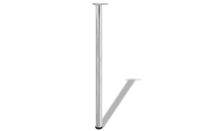 4 justerbare Bordben krom 1100 mm - Krom - Møbler - Bord - Bordtilbehør - Bordben