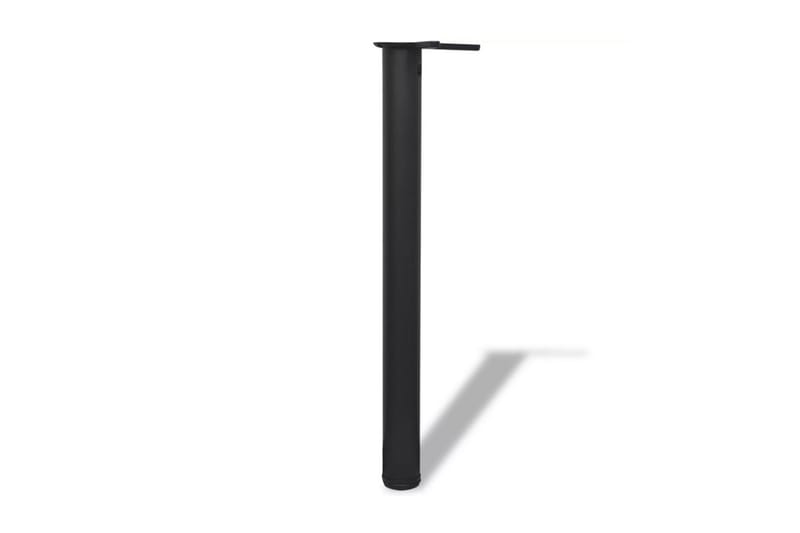 4 justerbare Bordben Sort 710 mm - Svart - Møbler - Bord - Bordtilbehør - Bordben