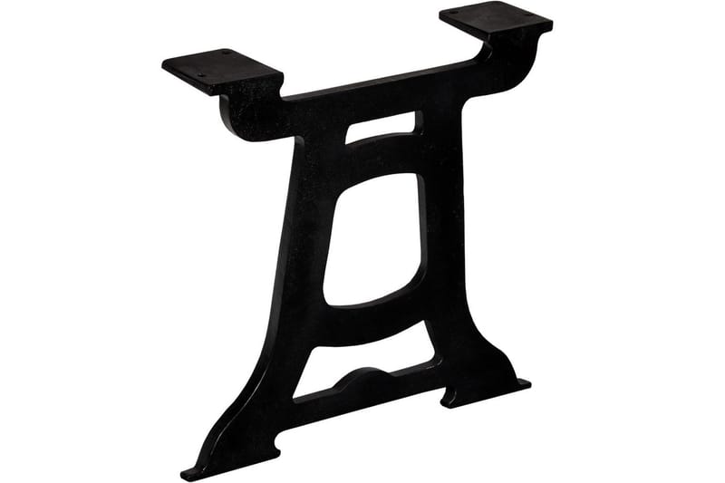 Salongbordben 2 stk Y-ramme støpejern - Svart - Møbler - Bord - Bordtilbehør - Bordben