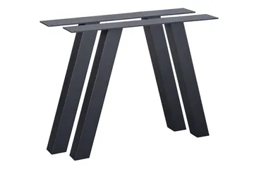 Tablo Bordben 2-pk - Svart - Møbler - Bord - Bordtilbehør - Bordben