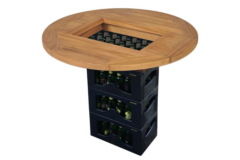 Bordplate ølkasse teak 70 cm - Møbler - Bord - Bordtilbehør - Bordplate