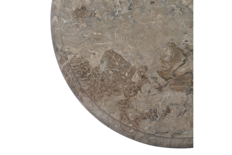 Bordplate grå Ø40x2,5 cm marmor - Grå - Bordplate