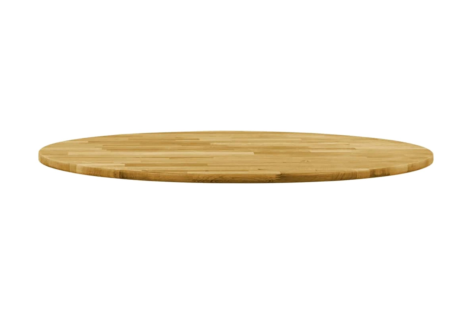 Bordplate heltre eik rund 23 mm 600 mm - Møbler - Bord - Bordtilbehør - Bordplate
