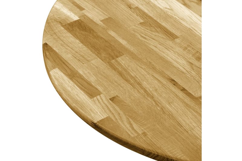 Bordplate heltre eik rund 23 mm 700 mm - Møbler - Bord - Bordtilbehør - Bordplate