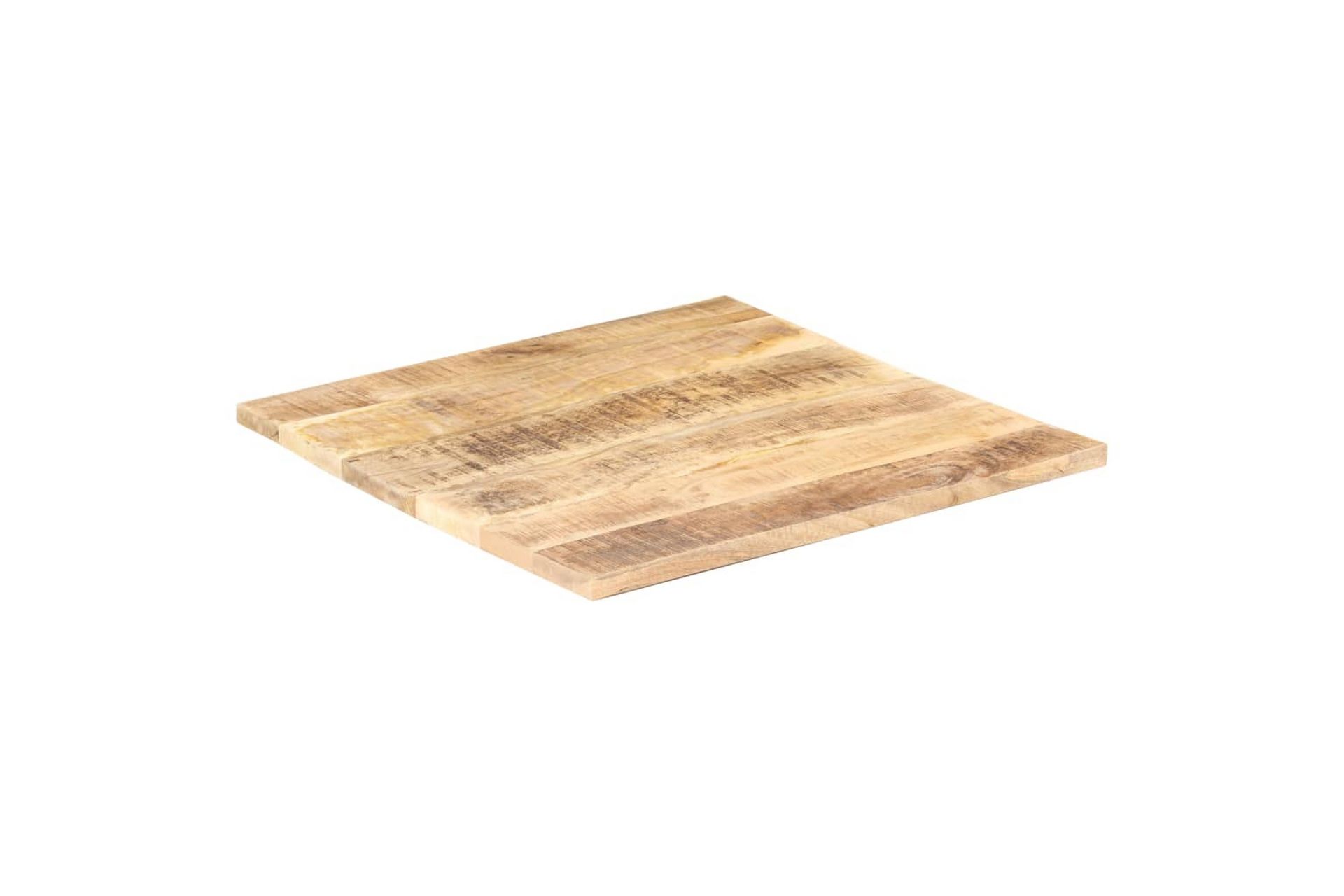 Bordplate heltre mango 25-27 mm 80x80 cm - Brun - Møbler - Bord - Bordtilbehør - Bordplate