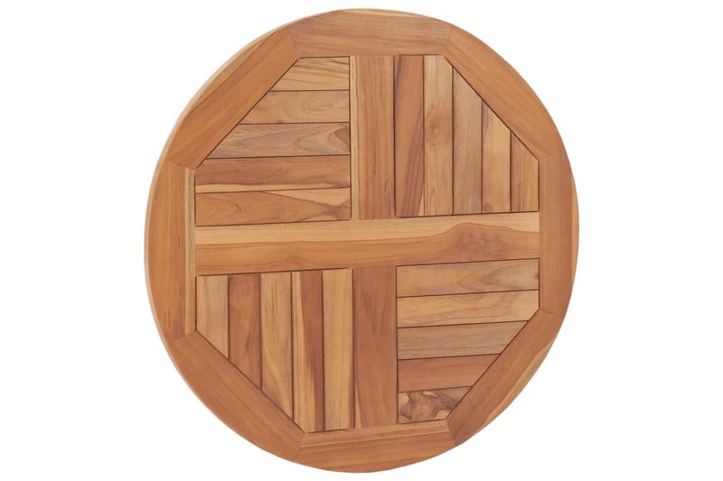 Bordplate heltre teak 2,5 cm 60 cm - Brun - Møbler - Bord - Bordtilbehør - Bordplate