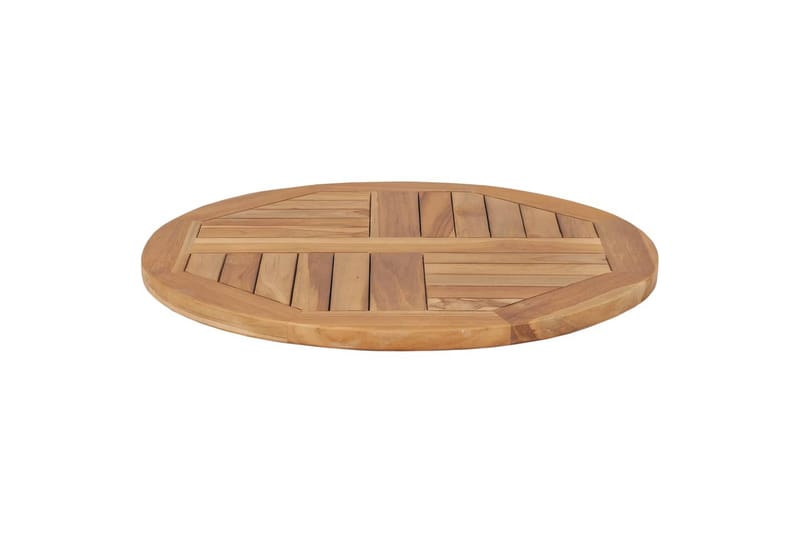Bordplate heltre teak 2,5 cm 60 cm - Brun - Møbler - Bord - Bordtilbehør - Bordplate