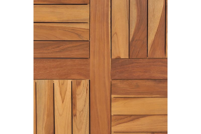 Bordplate heltre teak 2,5 cm 70 cm - Brun - Møbler - Bord - Bordtilbehør - Bordplate