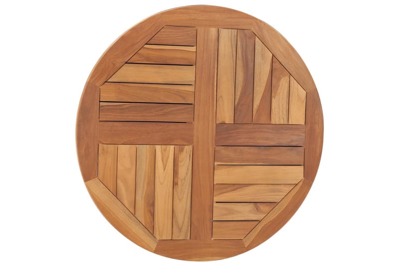 Bordplate heltre teak 2,5 cm 70 cm - Brun - Møbler - Bord - Bordtilbehør - Bordplate
