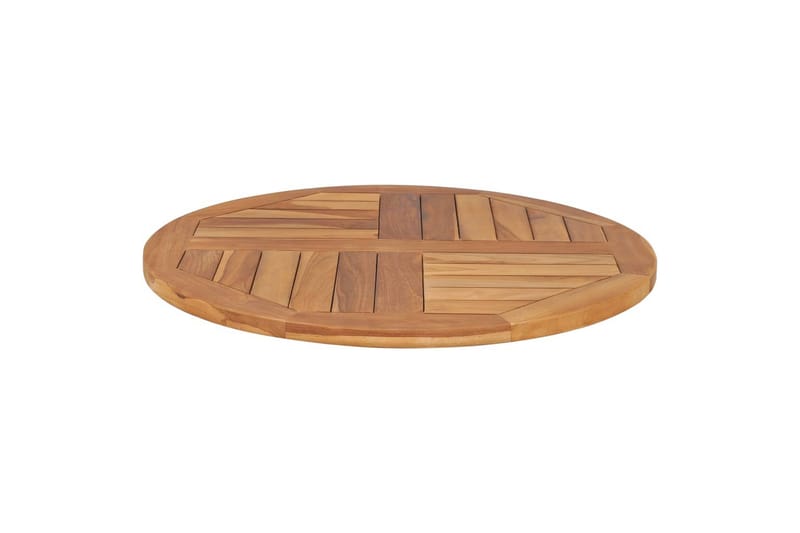 Bordplate heltre teak 2,5 cm 70 cm - Brun - Møbler - Bord - Bordtilbehør - Bordplate