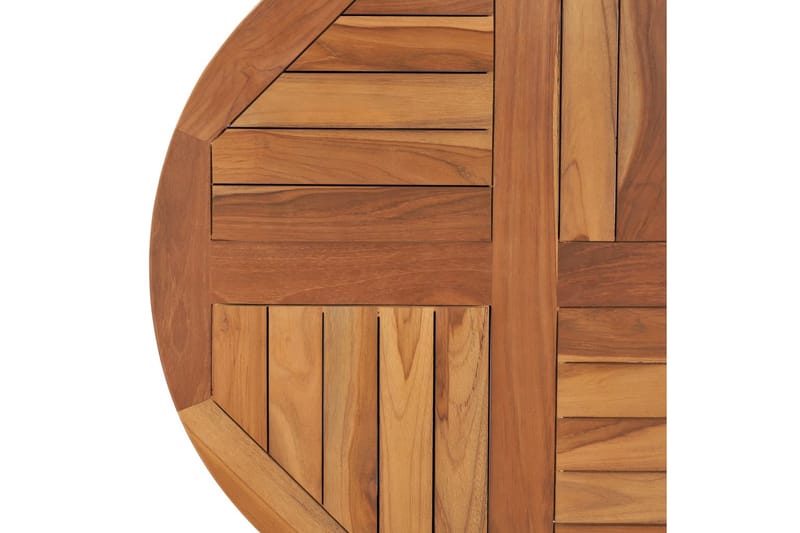 Bordplate heltre teak 2,5 cm 70 cm - Brun - Møbler - Bord - Bordtilbehør - Bordplate