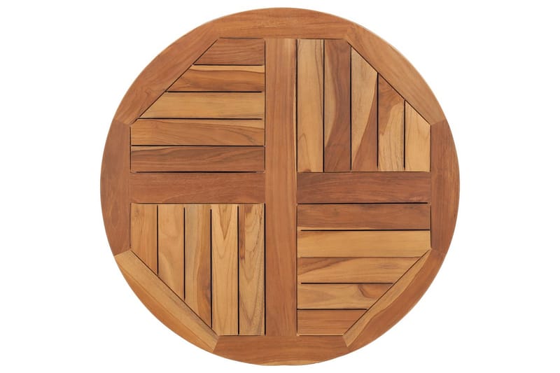 Bordplate heltre teak 2,5 cm 70 cm - Brun - Møbler - Bord - Bordtilbehør - Bordplate