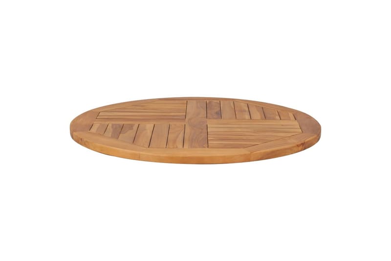 Bordplate heltre teak 2,5 cm 80 cm - Bordplate