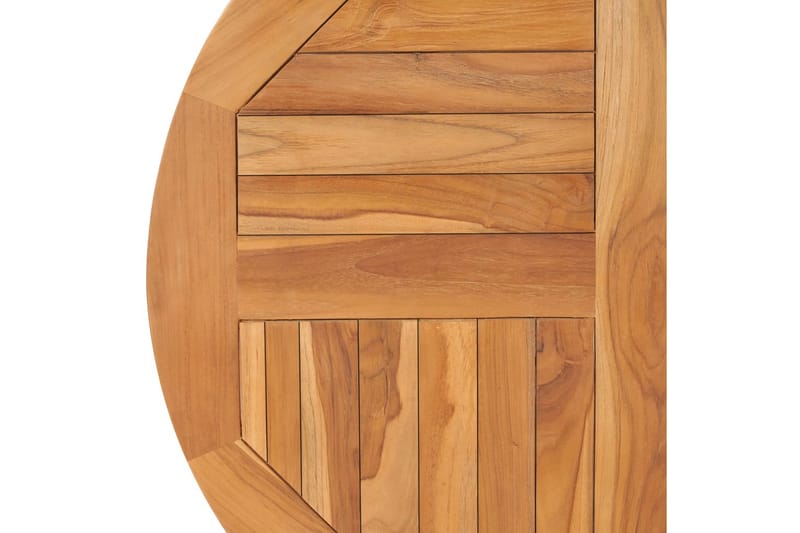 Bordplate heltre teak 2,5 cm 80 cm - Bordplate