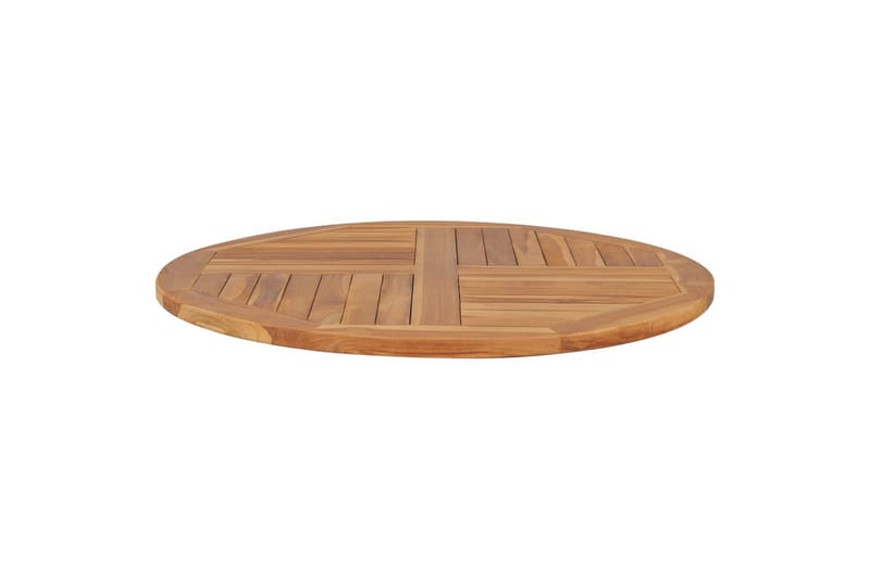 Bordplate heltre teak 2,5 cm 90 cm - Bordplate